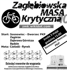 10 Zagłębiowska Masa Krytyczna