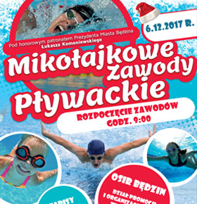 Mikołajkowe Zawody Pływackie w Będzinie