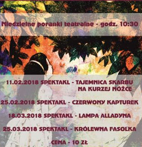 Niedzielne poranki teatralne Dąbrowa Górnicza