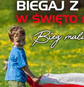 Bieg Malucha w święto flagi Będzin