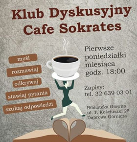 Klub Dyskusyjny Cafe Sokrates, Miejska Biblioteka Dąbrowa Górnicza