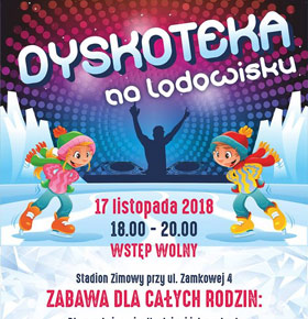Dyskoteka na lodowisku Stadion Zimowy Zagłębie Sosnowiec