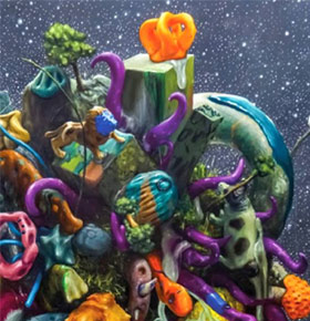 Wystawa malarska Marcin Zawicki Zamek Sielecki Sosnowiec