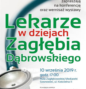 Wystawa Lekarze w dziejach Zagłębia Dąbrowskiego MBP Sosnowiec