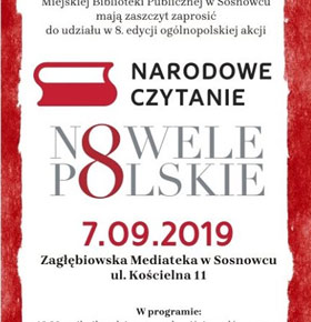 Narodowe Czytanie 2019 MBP Sosnowiec