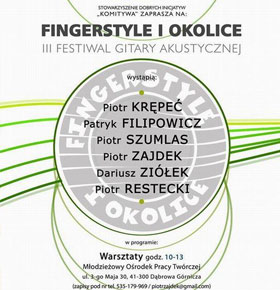 III Festiwal Gitary Akustycznej MOPT Dąbrowa Górnicza