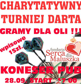 Charytatywny Turniej Darta Pub Koneser Sosnowiec