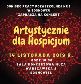 IV Koncert Charytatywny Artystycznie dla Hospicjum MUZA Sosnowiec