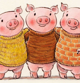 Spektakl Trzy Świnki PKZ Dąbrowa Górnicza