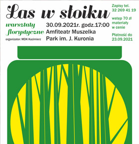 Warsztaty – Tworzenie lasu w słoiku – MKD Kazimierz Sosnowiec