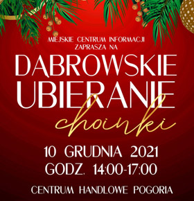 Dąbrowskie ubieranie choinki w CH Pogoria Dąbrowa Górnicza