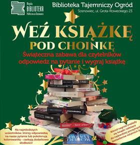 Weź książkę pod choinkę – Biblioteka Tajemniczy Ogród Sosnowiec