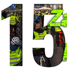 15 Jubileuszowa Zagłębiowska Masa Krytyczna 2022