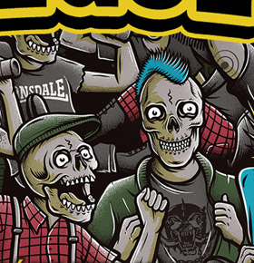 Koncert Booze & Glory / Bulbulators / Black Stocking w Kominie