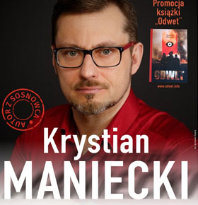 Spotkanie autorskie z Krystianem Manieckim – autorem książki “Odwet” – Zagłębiowska Mediateka
