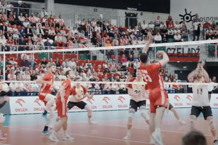 Amp Bedzin Mecz Siatkowka Polska Niemcy