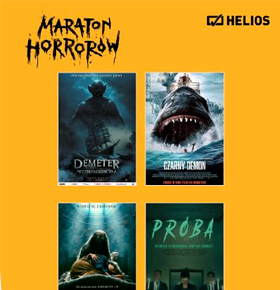 MARATON HORRORÓW – Kino Helios Dąbrowa Górnicza