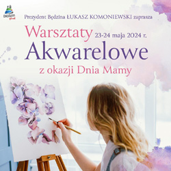 Warsztaty akwarelowe z okazji Dnia Mamy  – Będzin Arena
