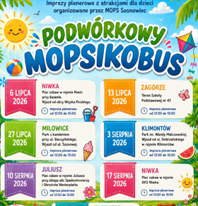 Podwórkowy MopsikoBus – Lato w Mieście Sosnowiec