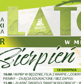 Lato w mieście Będzin 2026 – Sierpień